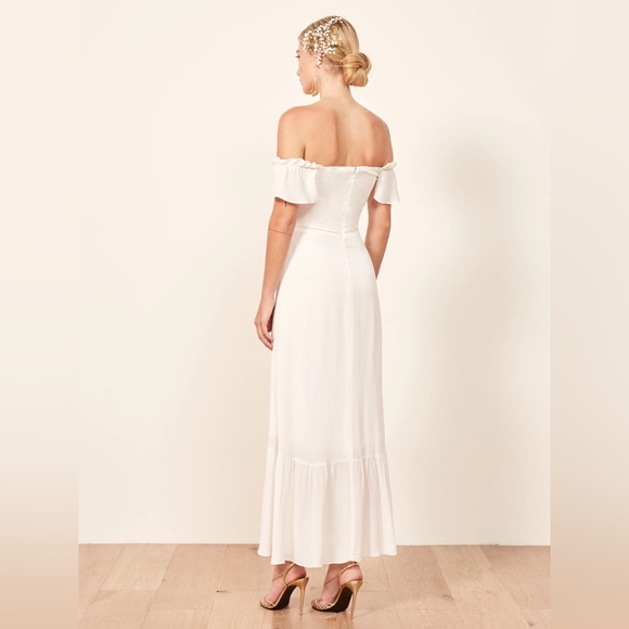 Reformation Butterfly Dress in Ivory - Picture 10 of 10
